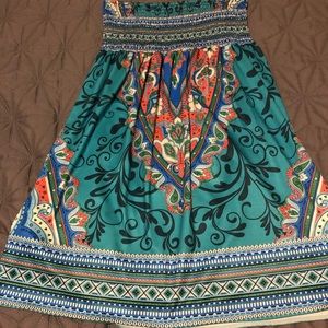 Strapless Summer Dress